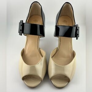 NWOT Isola Black and Cream Women's Heels